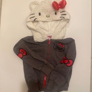 Toddler girl 3t hello kitty zip up hoodie